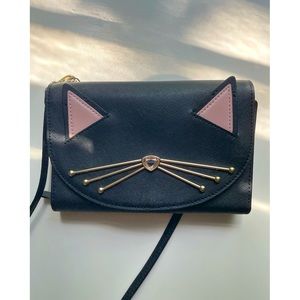 kitty made spade mini wallet purse